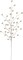 Pearl White Holly Berry Christmas Stem Picks, Set of 24 Decorative 17-Inch Picks for Floral Arrangements, Wreaths, and Centerpieces - 2024 Christmas Collection, Floral Home by Artificial Flowers